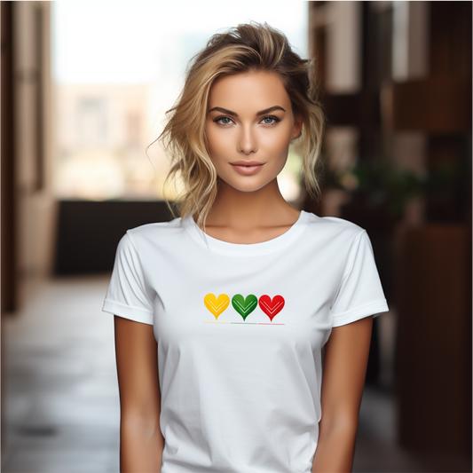 SALE - Moteriški marškinėliai “Aš labai myliu Lietuvą" XL - Balta