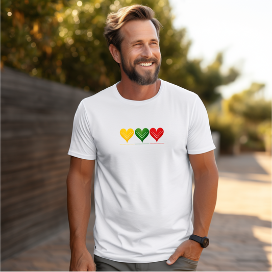 Vyriški marškinėliai “Aš labai myliu Lietuvą" (Juoda/Balta)