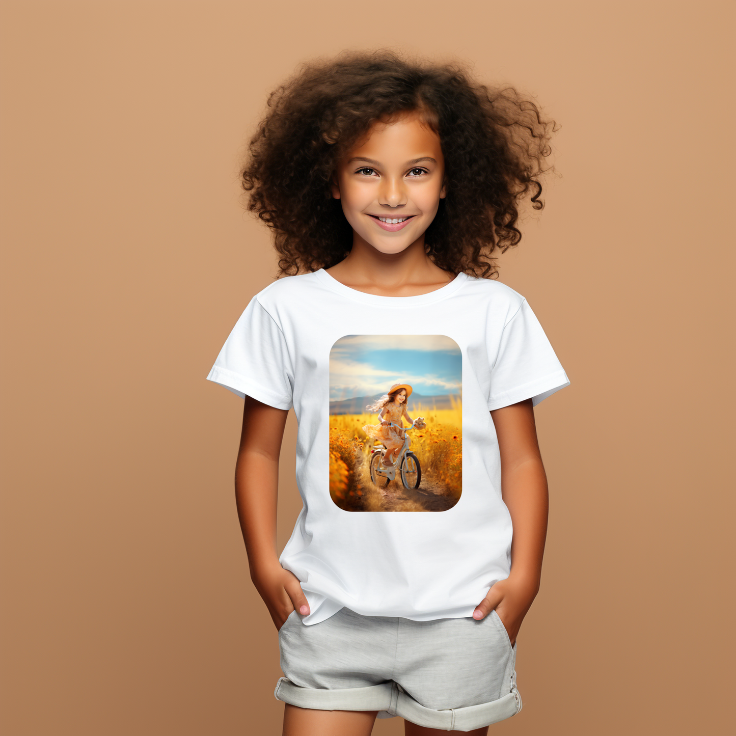 Girl in a field