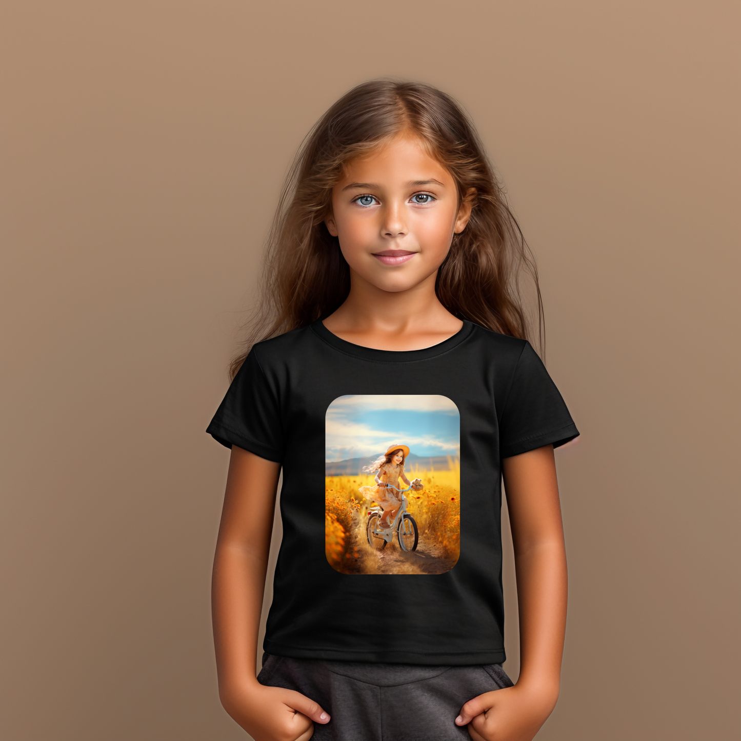 Girl in a field