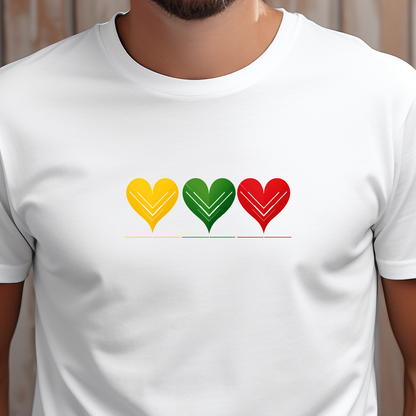 Vyriški marškinėliai “Aš labai myliu Lietuvą" (Juoda/Balta)