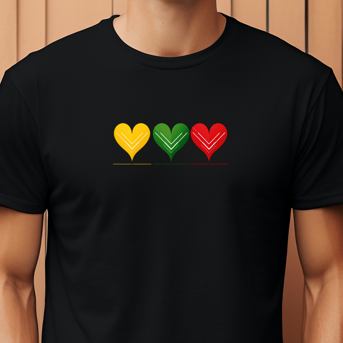 Vyriški marškinėliai “Aš labai myliu Lietuvą" (Juoda/Balta)