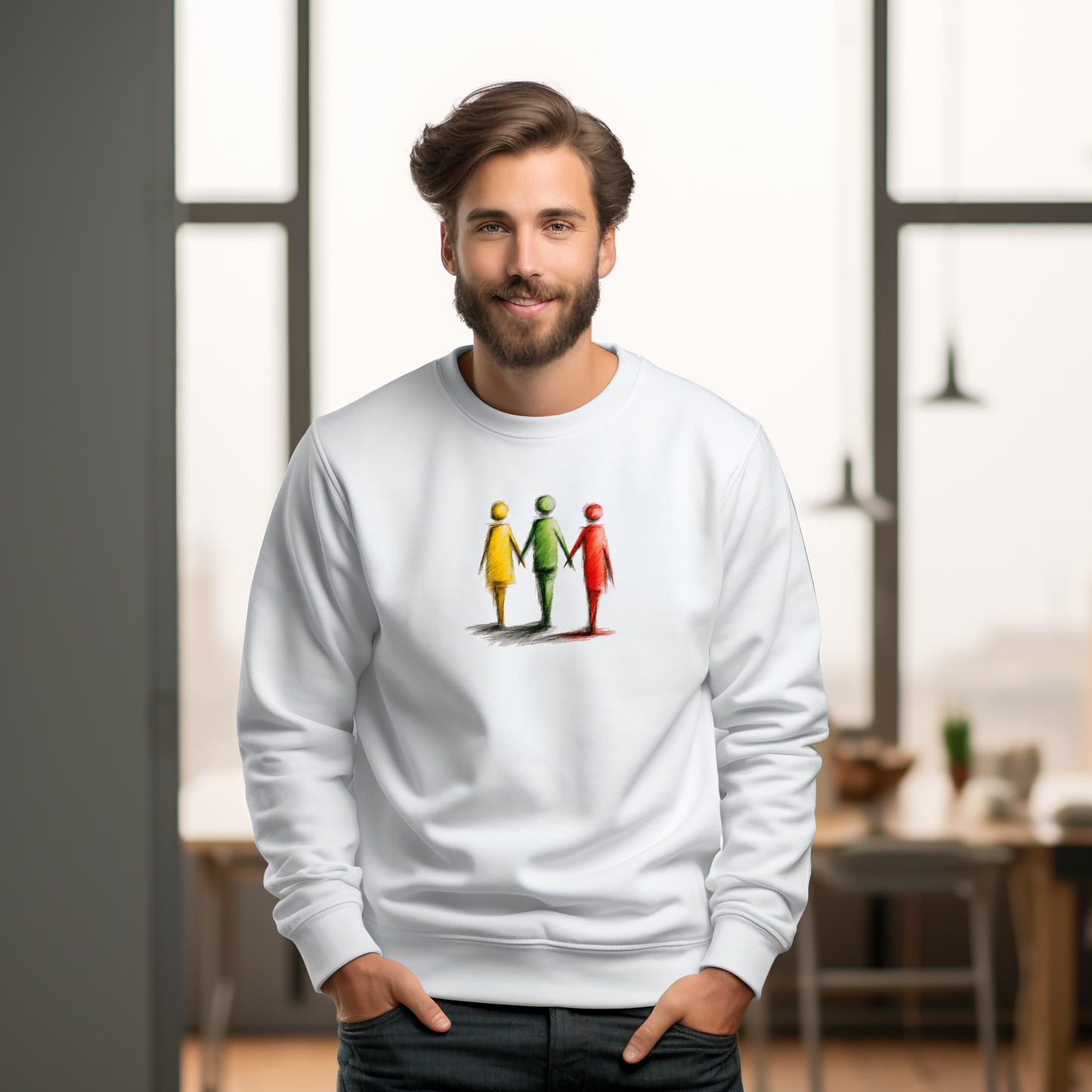 Vyriškas džemperis "Bendrystė"