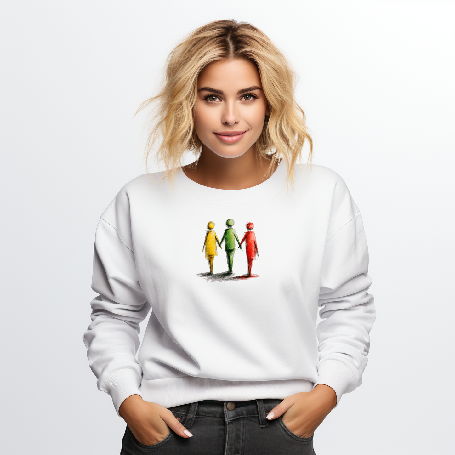 Moteriškas džemperis "Bendrystė"