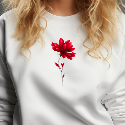 Moteriškas džemperis "Kalėdų gėlė"