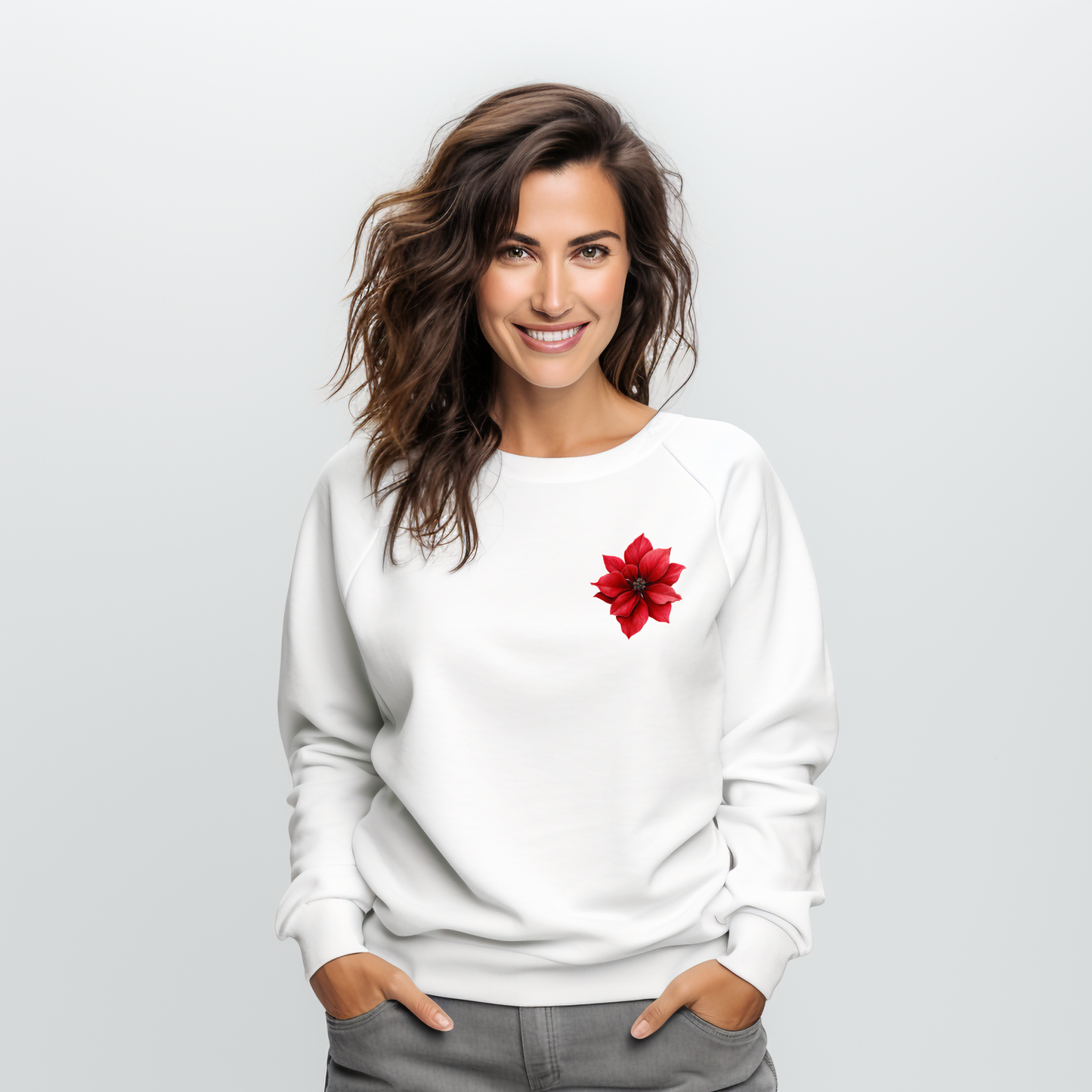 Moteriškas džemperis "Kalėdų žiedas"