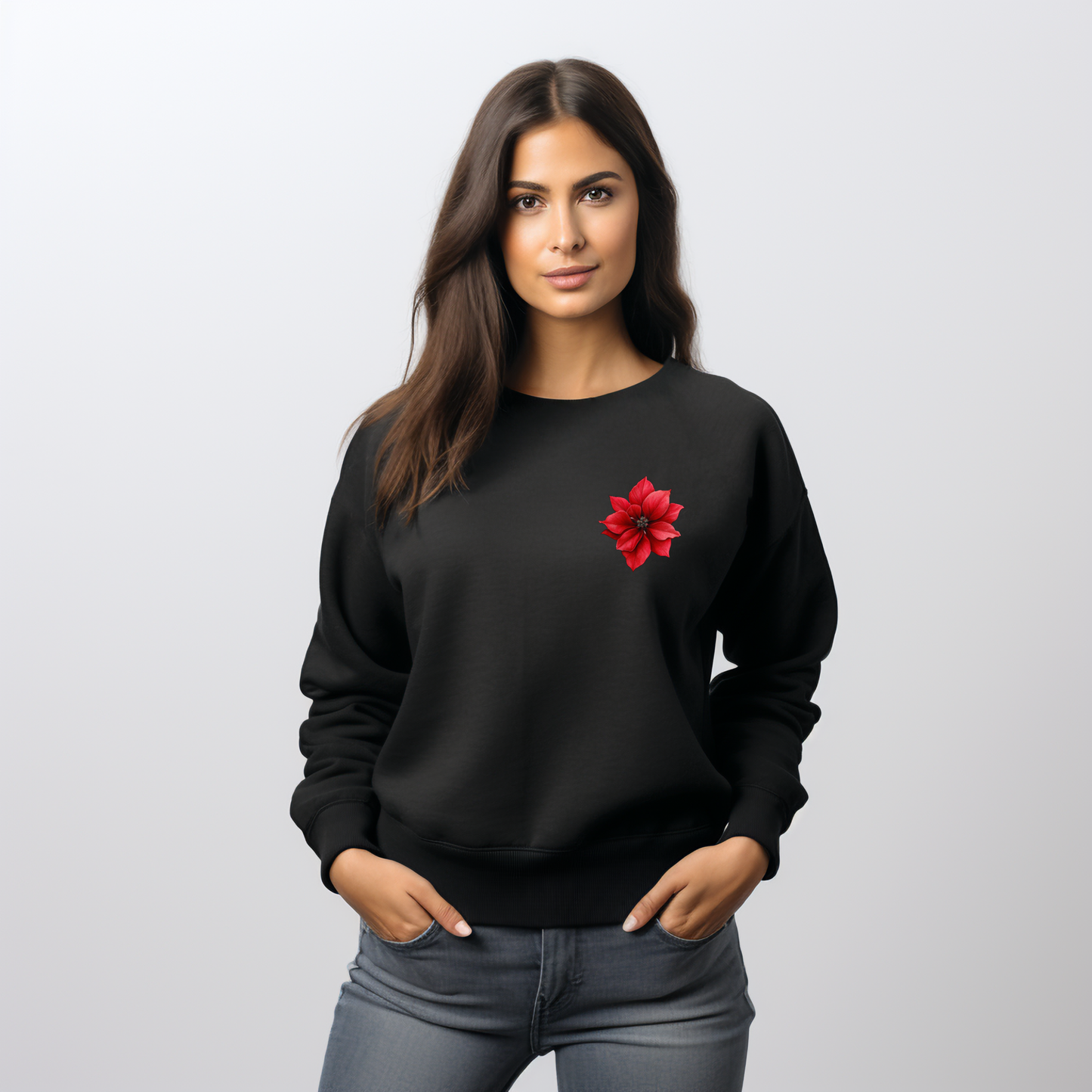 Moteriškas džemperis "Kalėdų žiedas"