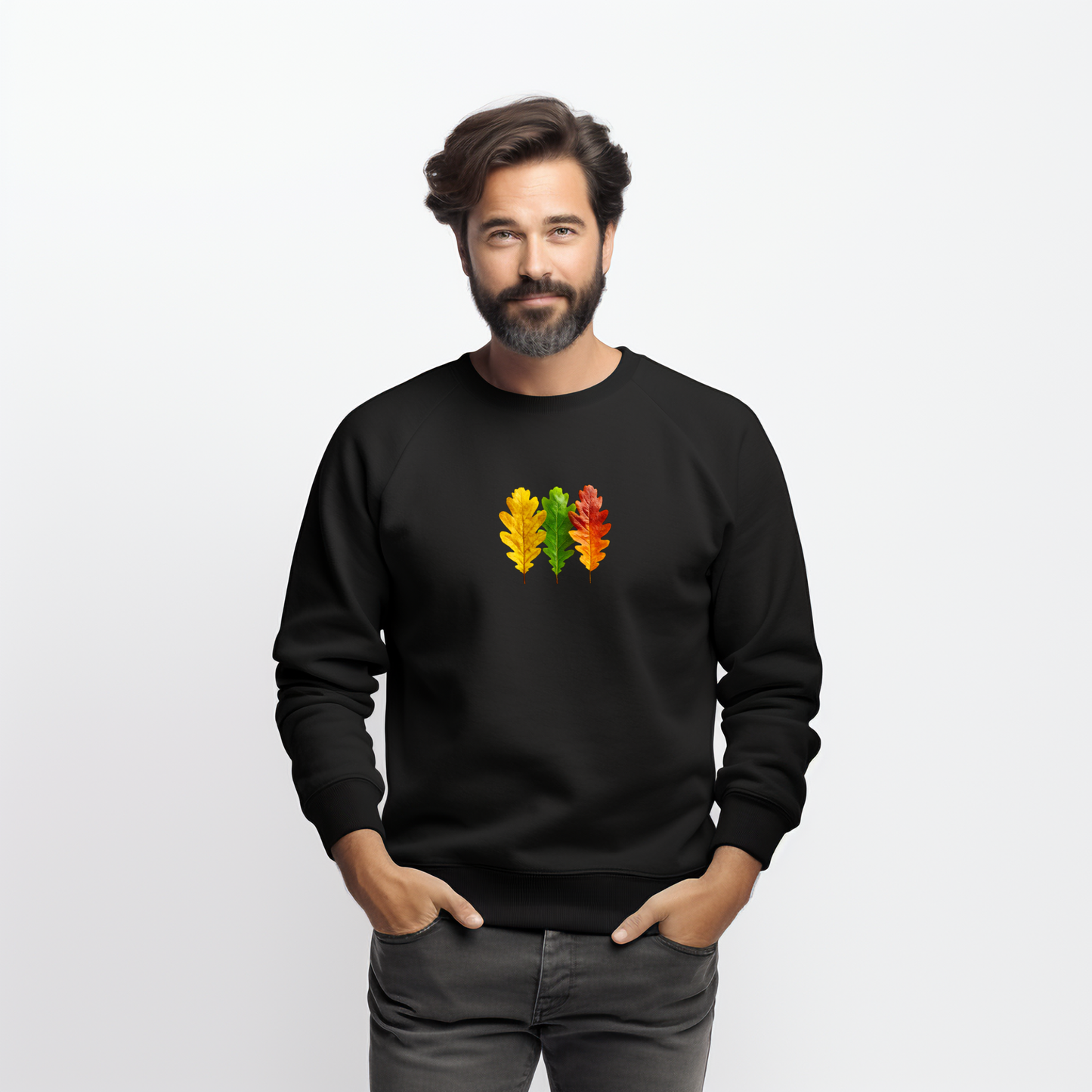 Vyriškas džemperis "Lietuvos lapai"