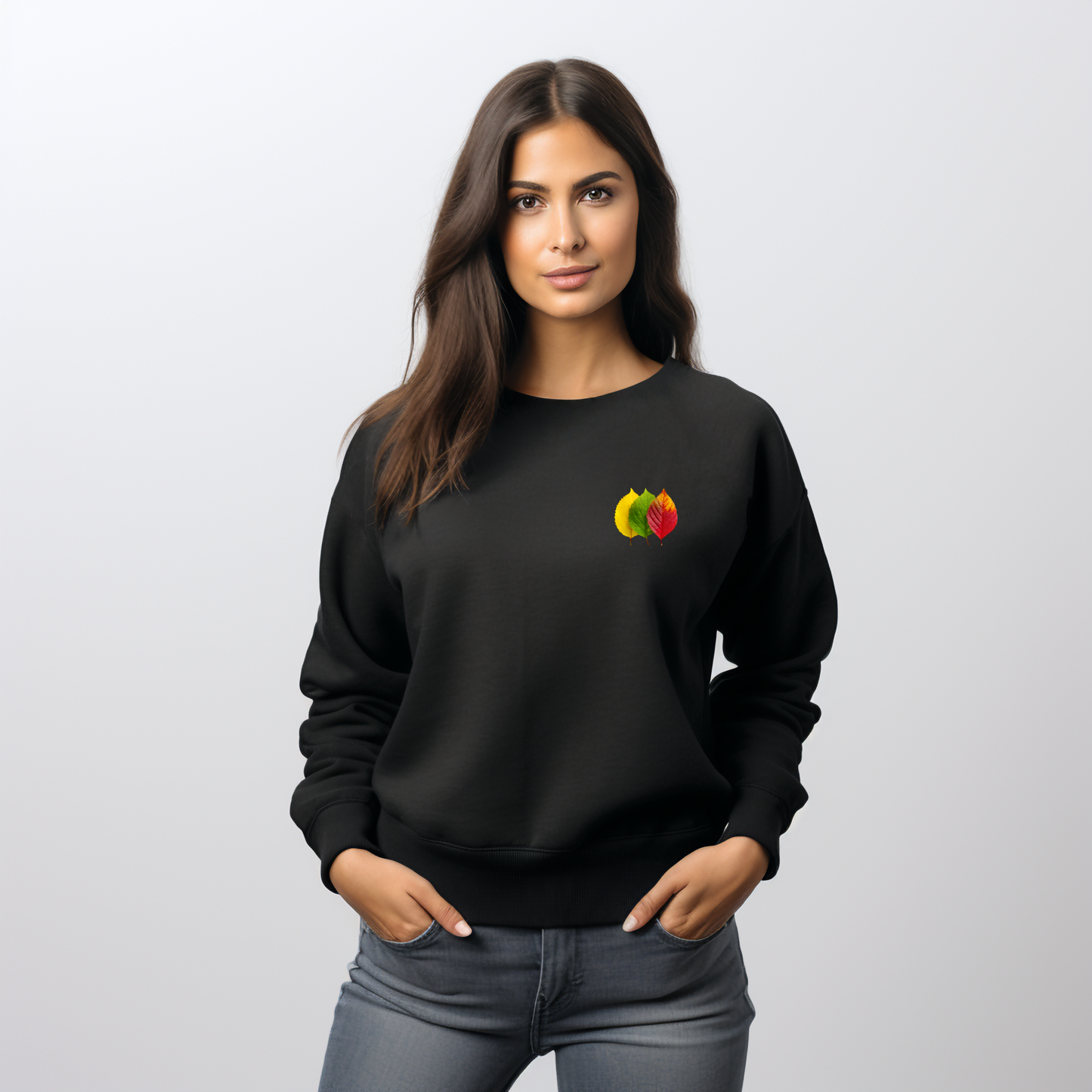 Moteriškas džemperis "Lietuvos lapeliai"