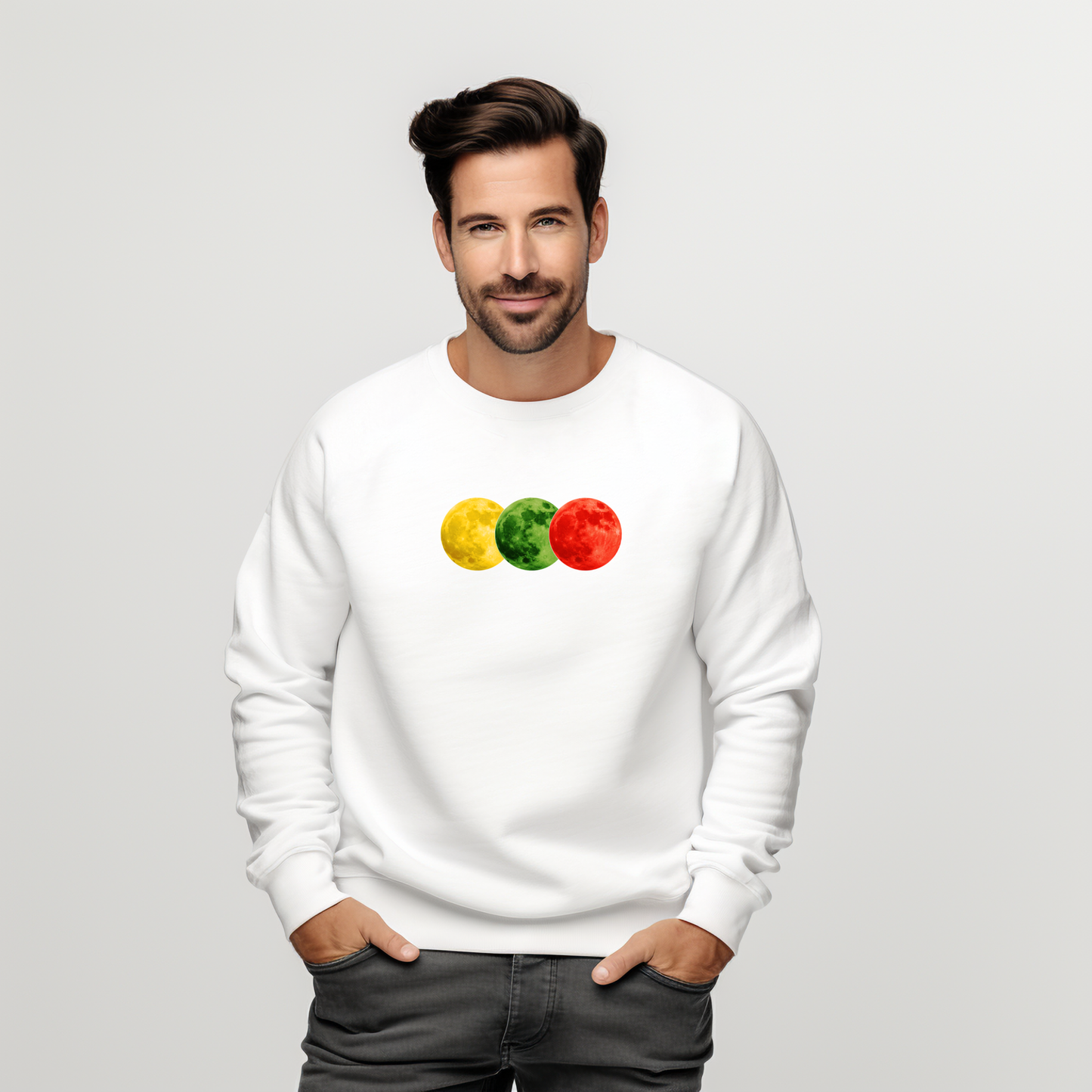 Vyriškas džemperis "Lietuvos mėnulis"