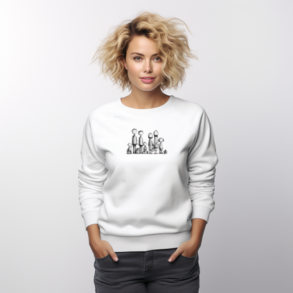 Moteriškas džemperis "Mano šeima"