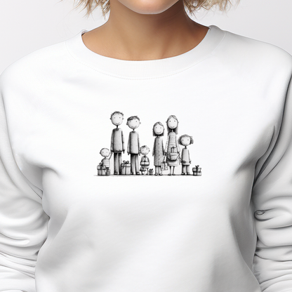 Moteriškas džemperis "Mano šeima"