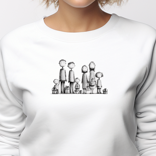 Moteriškas džemperis "Mano šeima"