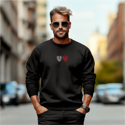 Vyriškas džemperis "Meilės atspaudai"