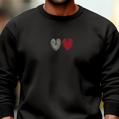 Vyriškas džemperis "Meilės atspaudai"