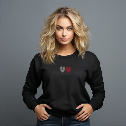 Moteriškas džemperis "Meilės atspaudai"