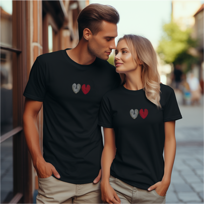 Vyriški marškinėliai “Meilės atspaudai"