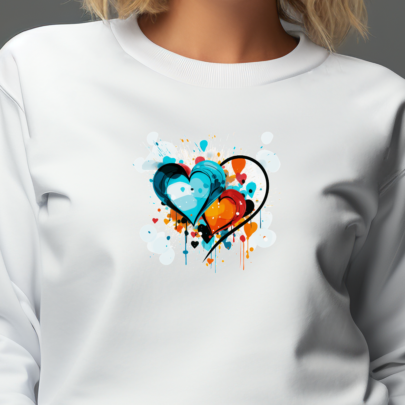 Moteriškas džemperis “Meilės pliūpsnis"