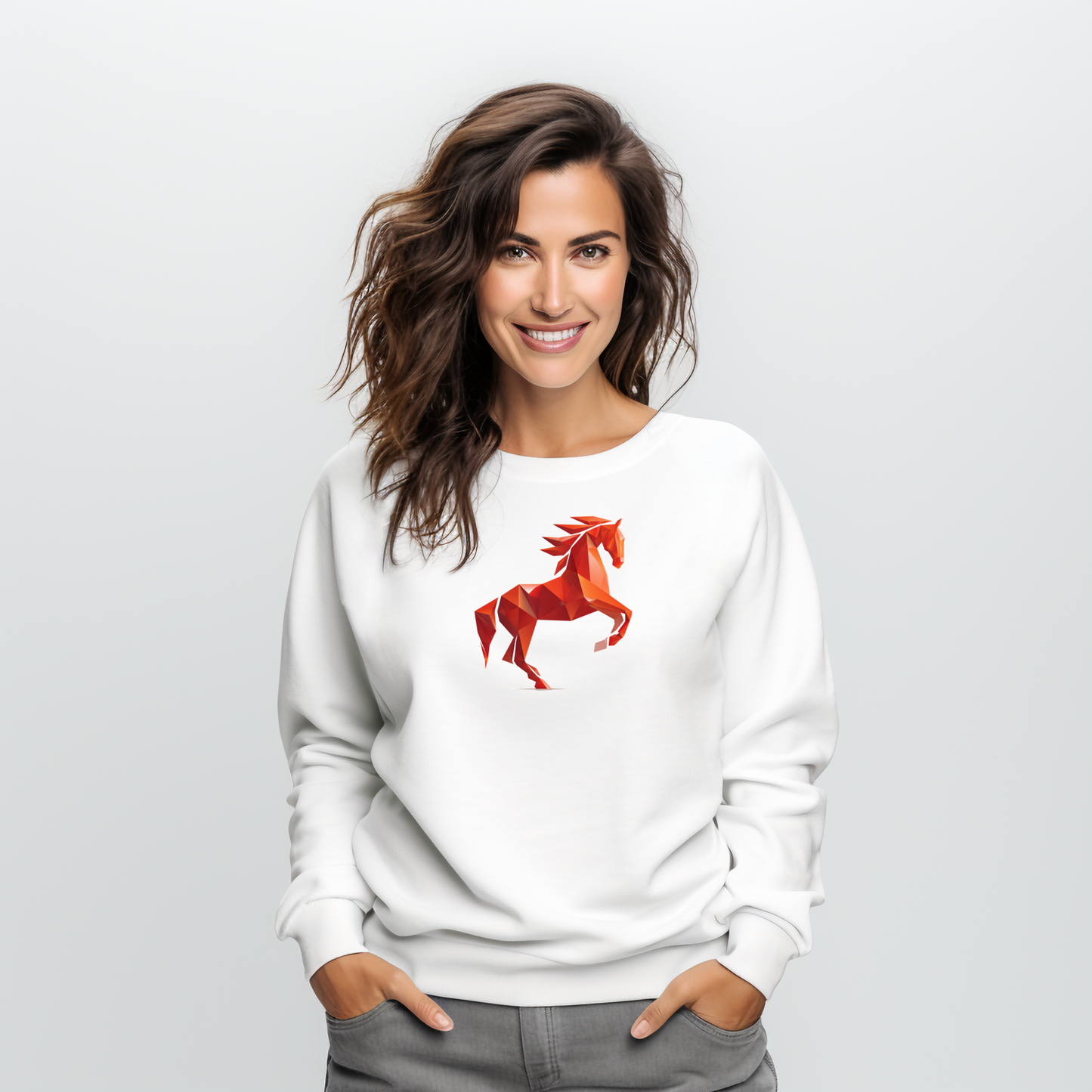 Moteriškas džemperis "Simarono žirgas"