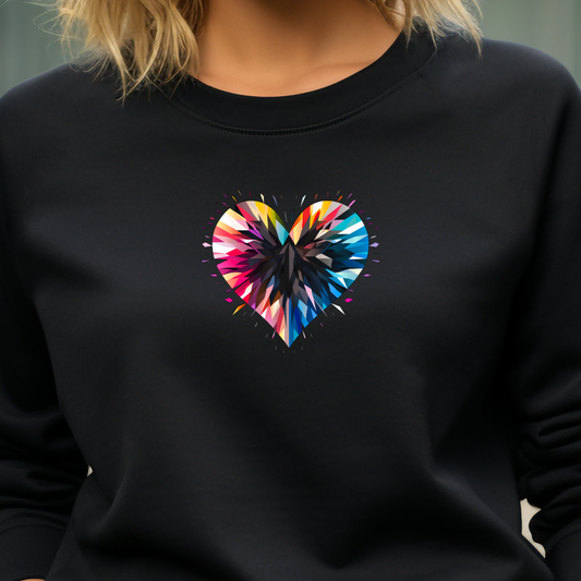 Moteriškas džemperis “Širdies spinduliai"