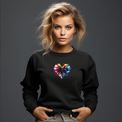 Moteriškas džemperis “Širdies spinduliai"