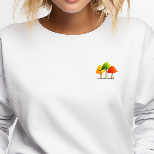 Moteriškas džemperis "Trys grybukai"