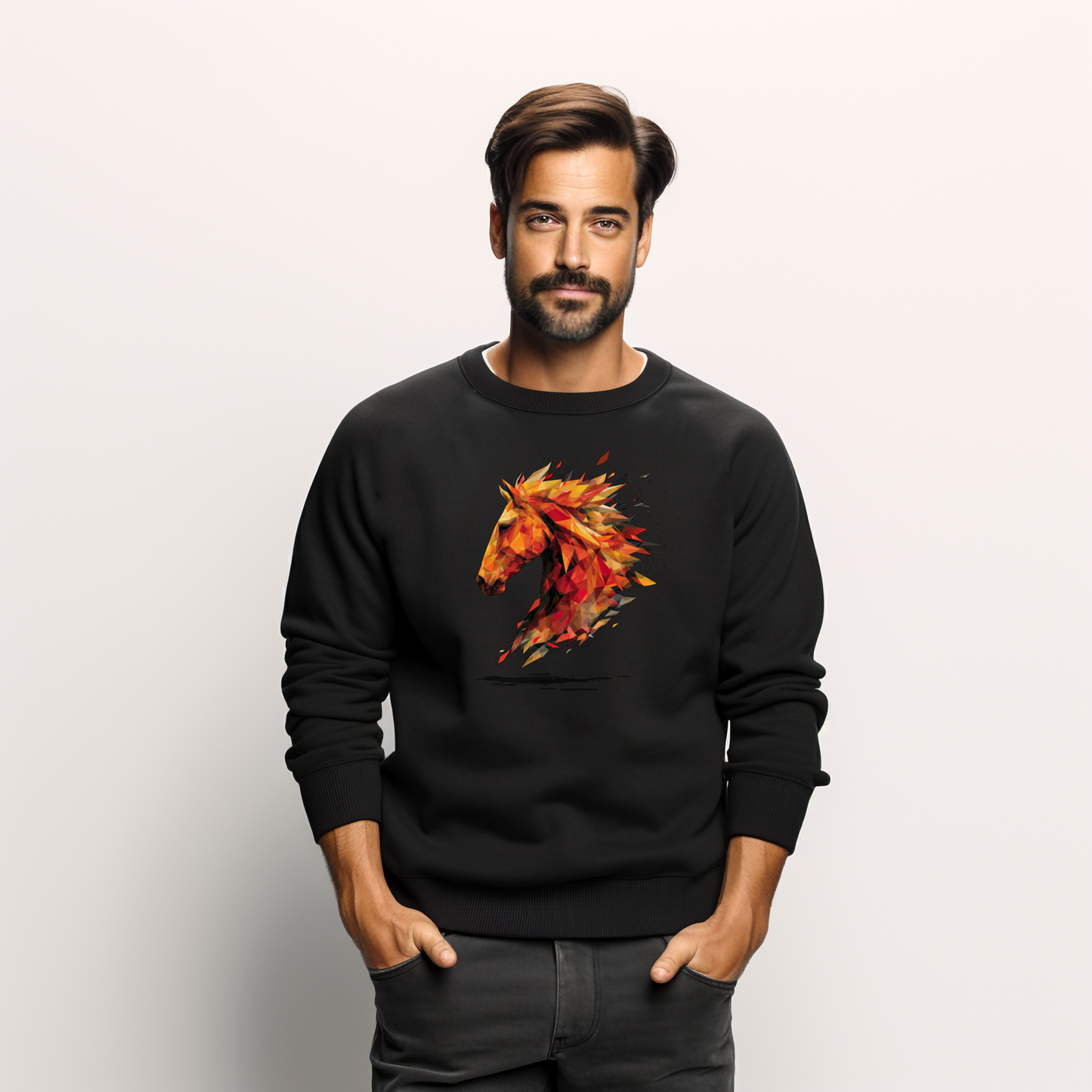Vyriškas džemperis "Ugnies žvilgsnis"