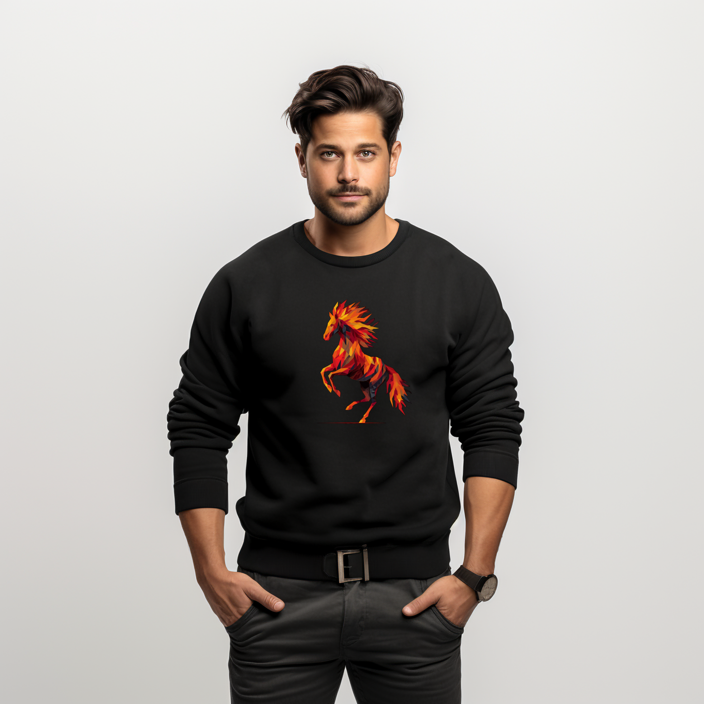 Vyriškas džemperis "Žirgo metai"