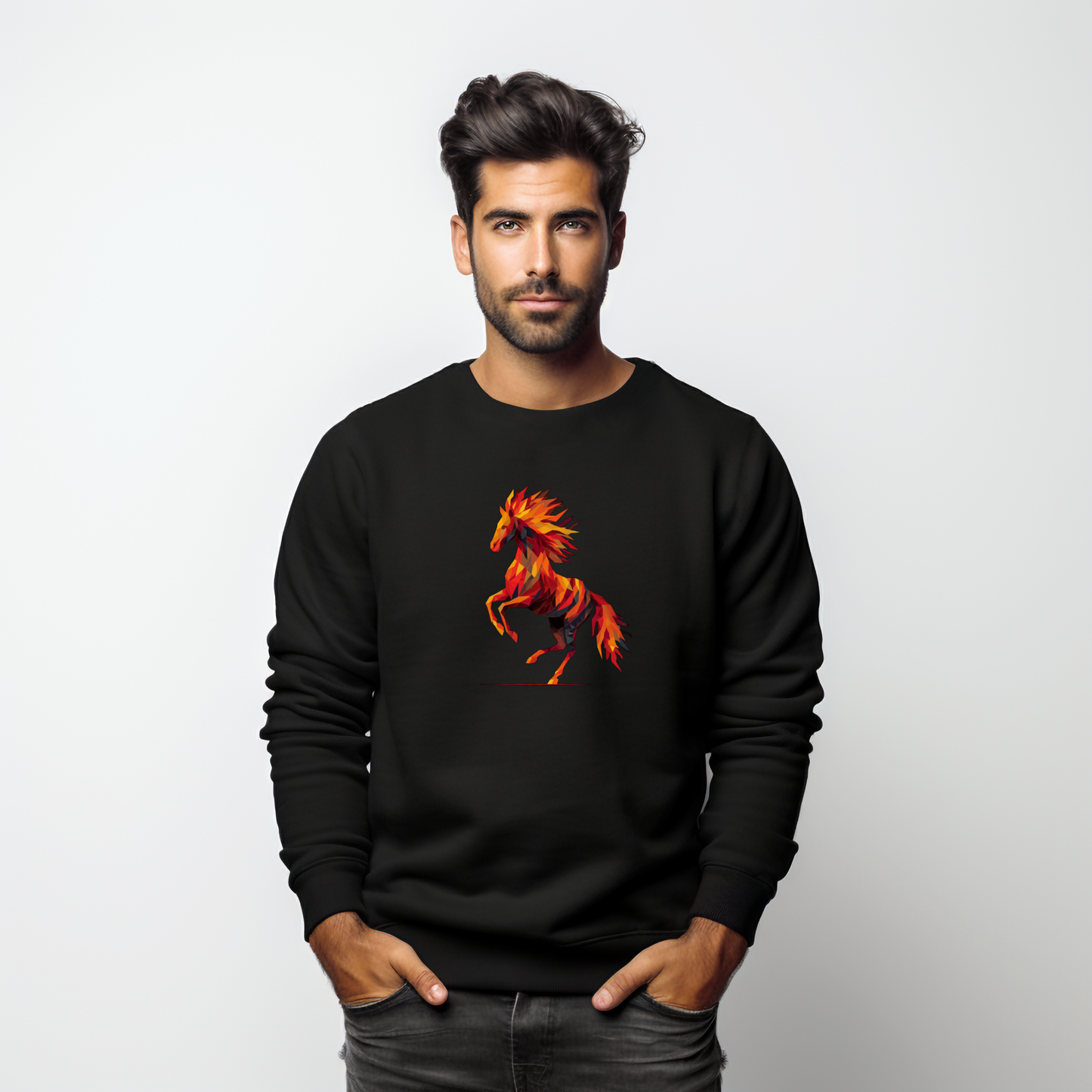 Vyriškas džemperis "Žirgo metai"