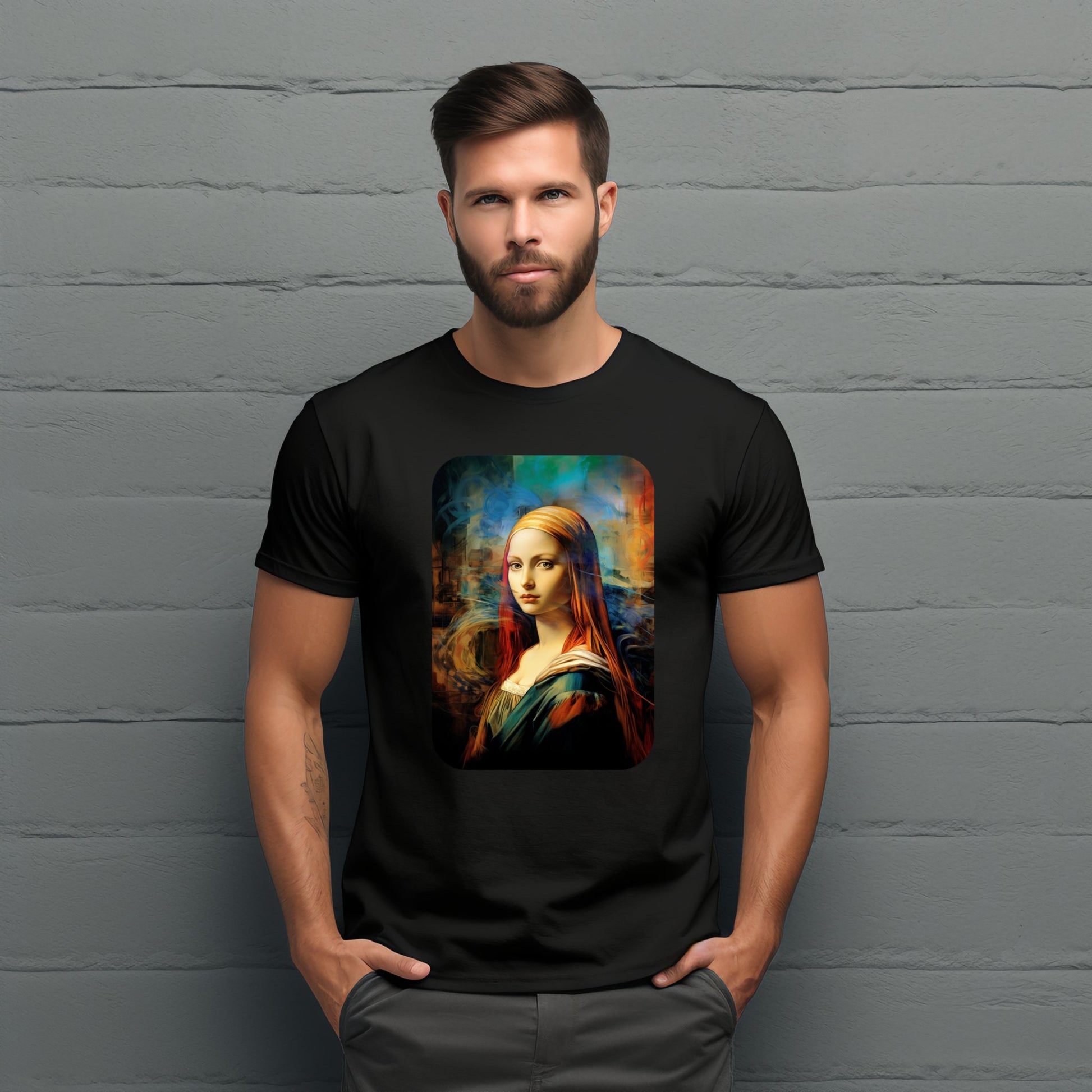 Vyriški marškinėliai “Rainbow Maria” iš Designedbyme.lt, atspindintys spalvingą modernizmą ir paslaptingumą įvairiomis spalvomis. Idealus pasirinkimas stilingam ir išskirtiniam įvaizdžiui – puiki gimtadienio dovana vyrams ar dėmesio verta dovana draugei. Užrašai ant marškinėlių, marskineliu gamyba, Vyriški marškinėliai  Naujausi dizainai