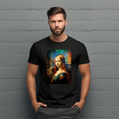 Vyriški marškinėliai “Rainbow Maria” iš Designedbyme.lt, atspindintys spalvingą modernizmą ir paslaptingumą įvairiomis spalvomis. Idealus pasirinkimas stilingam ir išskirtiniam įvaizdžiui – puiki gimtadienio dovana vyrams ar dėmesio verta dovana draugei. Užrašai ant marškinėlių, marskineliu gamyba, Vyriški marškinėliai  Naujausi dizainai