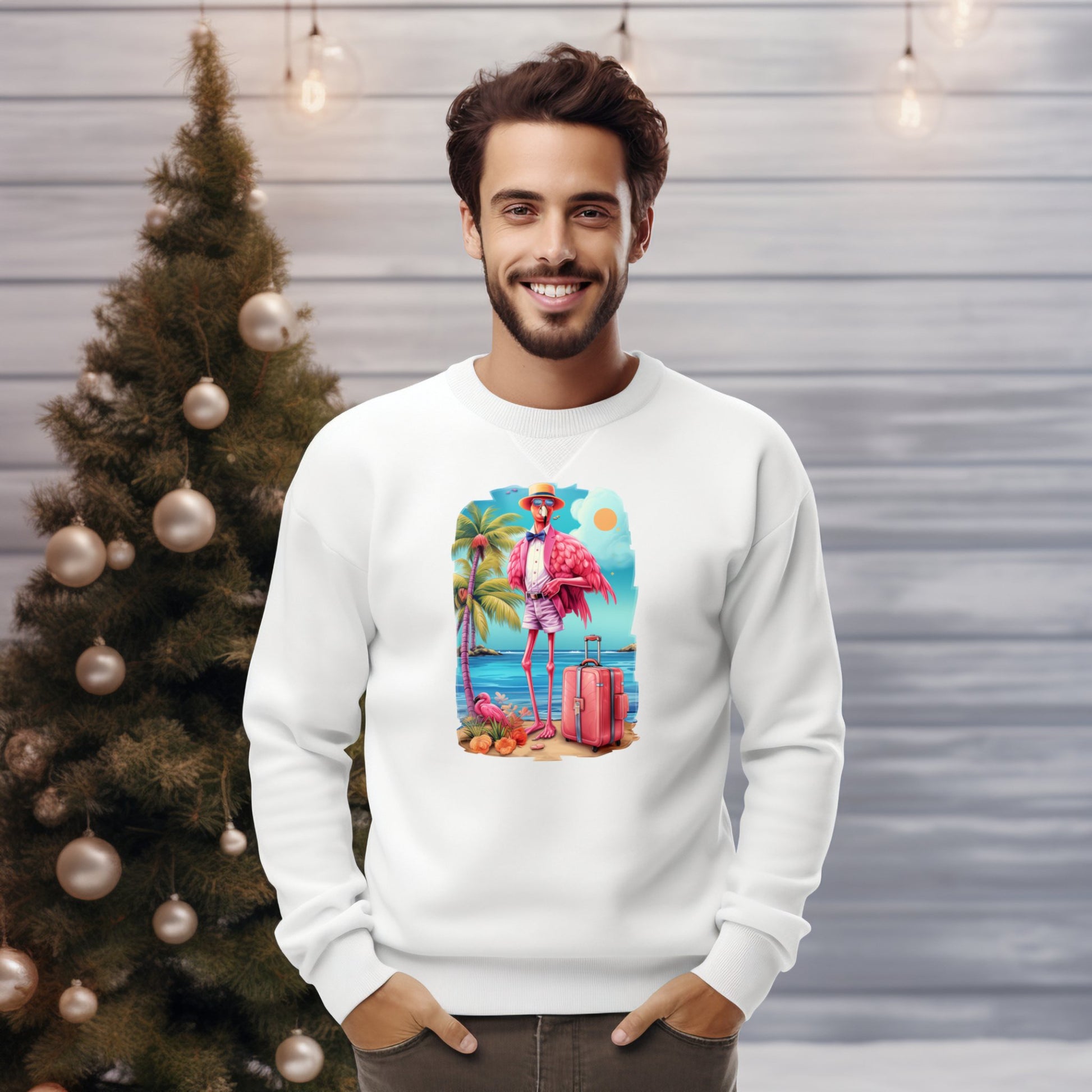 "SALE "Vacation Flamingo" Džemperis M Juoda" – stilingas ir linksmas "Designedbyme.lt" kūrinys, puošiamas flamingo ir atostogų motyvu. Puikiai tinka tiems, kurie nori į savo kasdienybę įnešti vasaros nuotaikos. Perkamiausi džemperiai